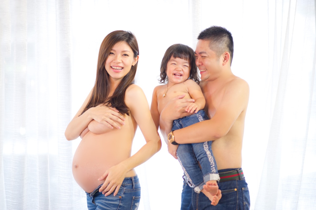 孕婦寫真|自然風格孕期家庭攝影|小巴老師親子寫真